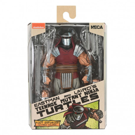 FOOT ENFORCER CLASSIC COLORS TORTUES NINJA MIRAGE COMICS FIGURINE 18 CM