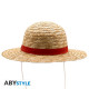CHAPEAU DE PAILLE LUFFY ONE PIECE TAILLE ADULTE