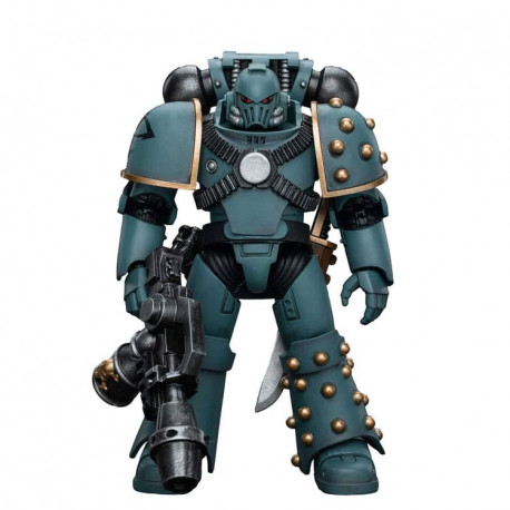 SONS OF HORUS MKIV TACTICAL SQUAD LEGIONARY WITH FLAMER WARHAMMER THE HORUS HERESY FIGURINE 12 CM