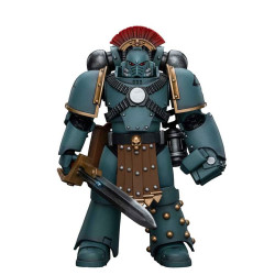 MKIV TACTICAL SQUAD SERGEANT WITH POWER FIST WARHAMMER THE HORUS HERESY FIGURINE SONS OF HORUS 12 CM
