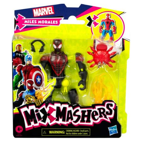 MILES MORALES SPIDERMAN MIXMASHERS BASIC 12 CM