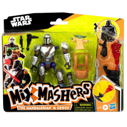 MANDALORIAN AND GROGU STAR WARS MIXMASHERS DLX 12 CM