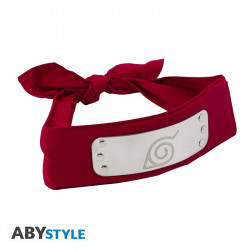 BANDEAU KONOHA ROUGE NARUTO SHIPPUDEN TAILLE ADULTE
