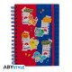 ROUGE ET BLEU PARTENAIRES POKEMON CAHIER A5 SPIRAL