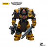 WARHAMMER HORUS HERESY IMPERIAL FIST CATAPHRACTII TERMINATOR SERGEANT WITH POWER SWORD 12 CM