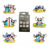 STITCH AND ANGEL BEACH SCENE DISNEY LOUNGEFLY PIN MYSTERY BOX 3 CM
