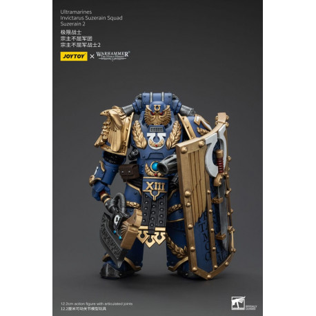 WARHAMMER HORUS HERESY ULTRAMARINES INVICTARUS SUZERAIN SQUAD 2 12 CM