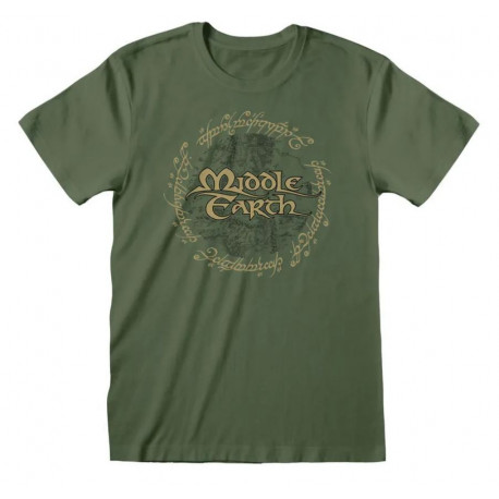 T SHIRT SEIGNEUR DES ANNEAUX MIDDLE EARTH XL