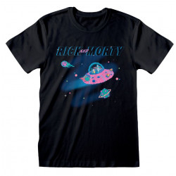 RICK AND MORTY IN SPACE T SHIRT TAILLE S