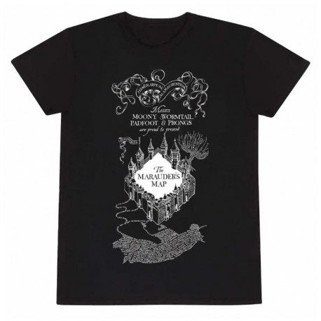 HARRY POTTER SHIRT MARAUDER MAP MEDIUM