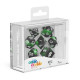 OAKIE DOAKIE DICE DES RPG SET GLOW IN THE DARK BIOHAZARD