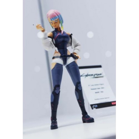 CYBERPUNK EDGERUNNERS FIGURINE DIECAST LUCY 15 CM