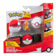 CLIP N GO HONOR BALL LUXE BALL ET SALAMECHE POKEMON ENSEMBLE POUR CEINTURE
