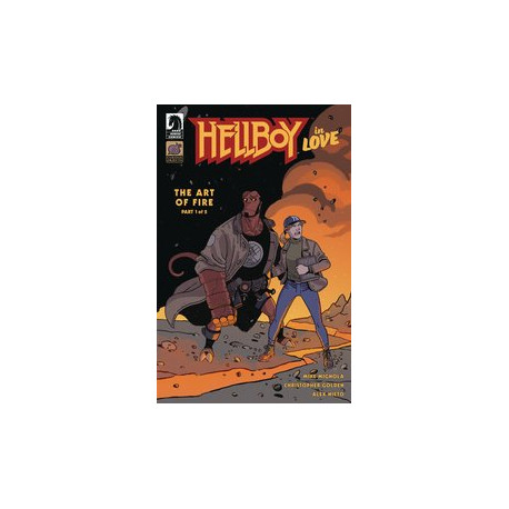 HELLBOY IN LOVE ART OF FIRE 1