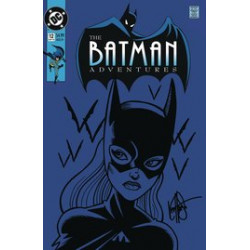 DF BATMAN ADV 12 HAESER S N REMARK BATGIRL SKETCH 