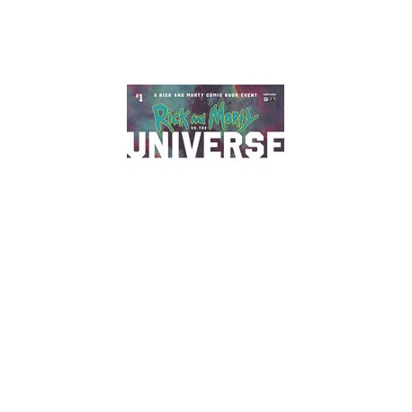 RICK AND MORTY VS THE UNIVERSE 1 CVR D BLANK SKETCH