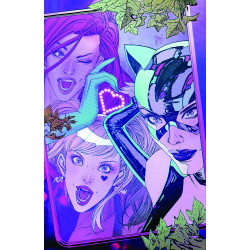 GOTHAM CITY SIRENS UNFIT FOR ORBIT 5 OF 5 CVR C GUILLEM MARCH CONNECTING CARD STOCK VAR