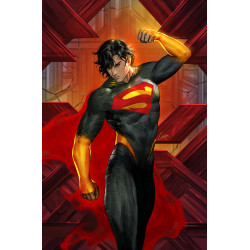 ABSOLUTE SUPERMAN 9 CVR B LESLEY LEIRIX LI CARD STOCK VAR