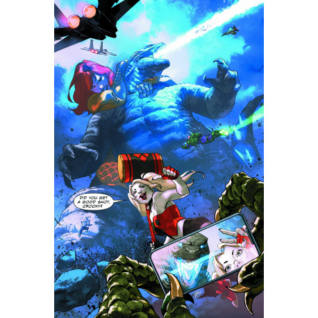 JUSTICE LEAGUE VS GODZILLA VS KONG 2 2 OF 7 CVR B YASMINE PUTRI CARD STOCK VAR