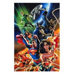 JUSTICE LEAGUE UNLIMITED 9 CVR B FELIPE MASSAFERA CARD STOCK VAR WE ARE YESTERDAY 