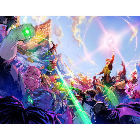 GREEN LANTERN 25 CVR A XERMANICO WRAPAROUND