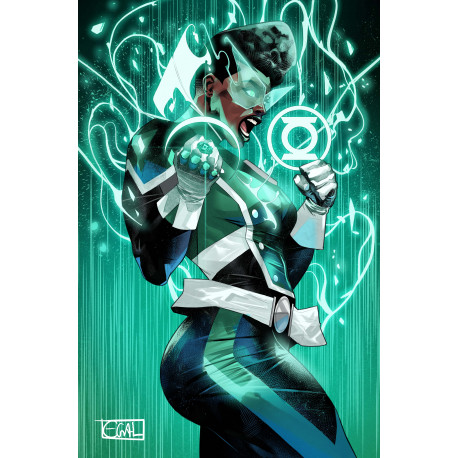 GREEN LANTERN CORPS 6 CVR B EDWIN GALMON CARD STOCK VAR