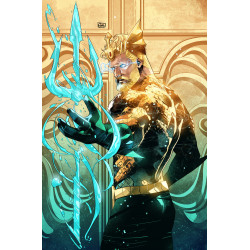 AQUAMAN 7 CVR B EDWIN GALMON CARD STOCK VAR