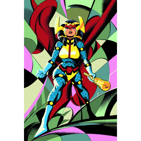 NEW GODS 8 OF 12 CVR B JAVIER RODRIGUEZ CARD STOCK VAR