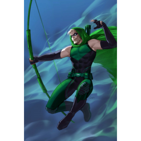 GREEN ARROW 26 CVR B LESLEY LEIRIX LI CARD STOCK VAR