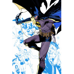NEW HISTORY OF THE DC UNIVERSE 2 OF 4 CVR B DAN MORA CARD STOCK VAR
