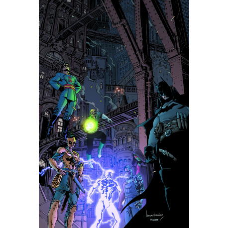 BATMAN GOTHAM BY GASLIGHT A LEAGUE FOR JUSTICE 1 OF 6 CVR A LEANDRO FERNANDEZ