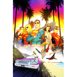 DCS KAL-EL-FORNIA LOVE 1 ONE SHOT CVR A BERNARD CHANG
