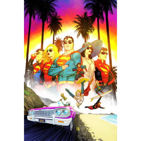 DCS KAL-EL-FORNIA LOVE 1 ONE SHOT CVR A BERNARD CHANG
