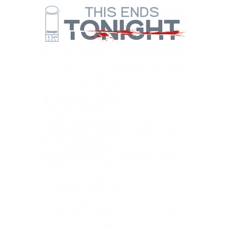THIS ENDS TONIGHT 1 OF 3 CVR C BLANK SKETCH VAR
