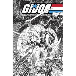 GI JOE A REAL AMERICAN HERO 318 CVR B ANDY KUBERT B W VAR