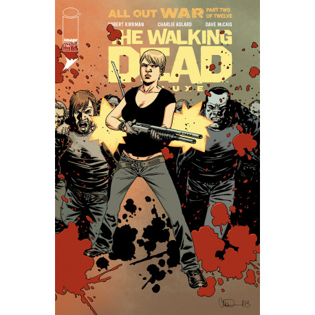WALKING DEAD DELUXE 116 CVR B CHARLIE ADLARD DAVE MCCAIG VAR MR 