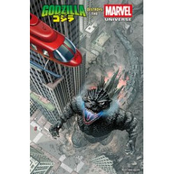 GODZILLA DESTROYS THE MARVEL UNIVERSE 1 E J SU FAN FAV VAR 