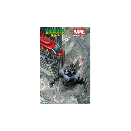 GODZILLA DESTROYS THE MARVEL UNIVERSE 1 E J SU FAN FAV VAR 