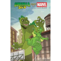 GODZILLA DESTROYS THE MARVEL UNIVERSE 1 ANIMATION VAR 