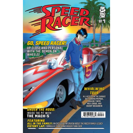 SPEED RACER 1 CVR G 10 COPY CHRIS BATISTA CAR MAGAZINE HOMAGE UNLOCK VAR