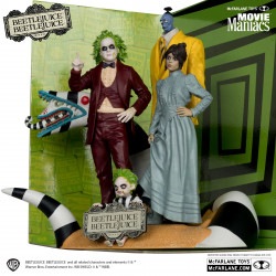 BEETLEJUICE PACK 4 STATUETTES PVC MOVIE MANIACS 15 CM
