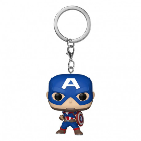 CAPTAIN AMERICA MARVEL PORTE-CLES POP VINYL NEW CLASSICS 4 CM