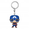 CAPTAIN AMERICA MARVEL PORTE-CLES POP VINYL NEW CLASSICS 4 CM