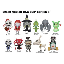 PORTE-CLES SAC A DOS 3D SERIES 6 MYSTERY BAG L ETRANGE NOEL DE MR JACK