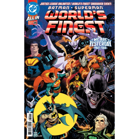 BATMAN SUPERMAN WORLDS FINEST 39 CVR A DAN MORA CONNECTING WE ARE YESTERDAY 