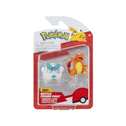 DARUMAROND ET SALAMECHE POKEMON PACK 2 FIGURINES BATTLE FIGURE SET 5 CM