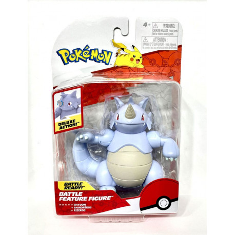 RHINOFEROS POKEMON FIGURINE BATTLE FEATURE 12 CM