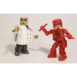 DAREDEVIL AND KINGPIN MINIMATES ACTION FIGURES 7 CM