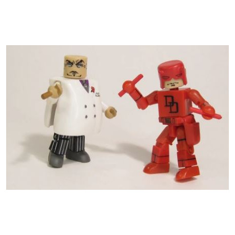 DAREDEVIL AND KINGPIN MINIMATES ACTION FIGURES 7 CM
