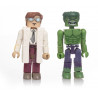 HULK AND BRUCE BANNER MINIMATES ACTION FIGURES 7 CM